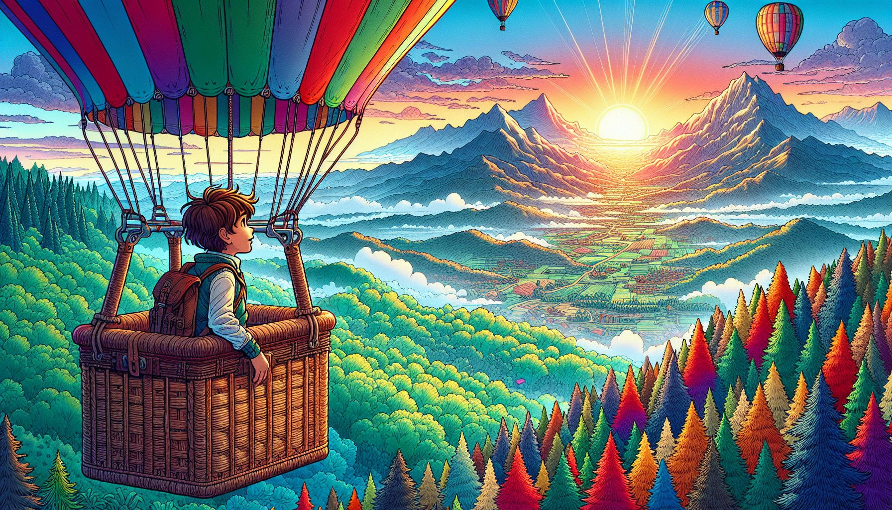 Bennos bunter Ballonflug