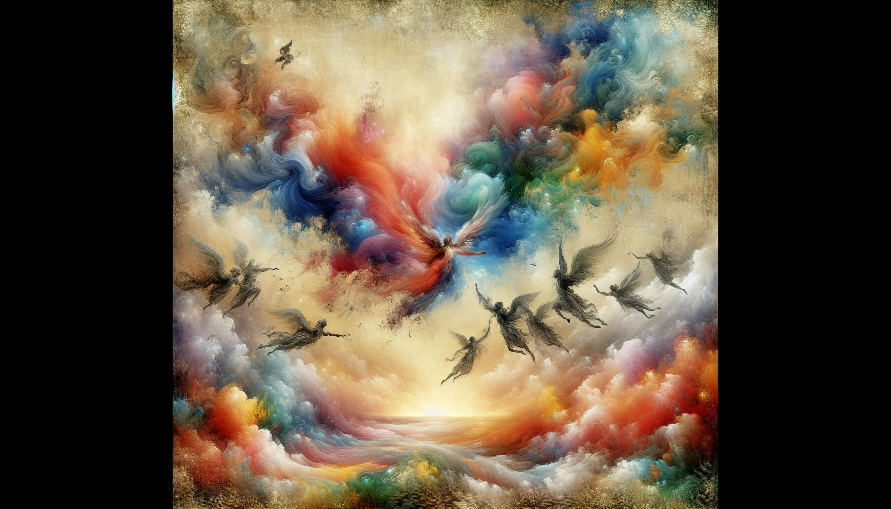 Die fliegenden Farben des Fantasiehimmels