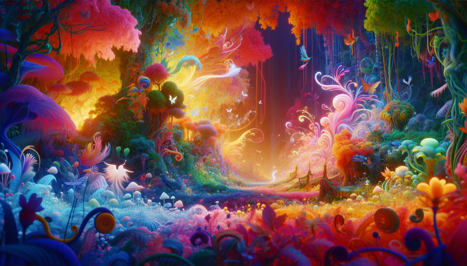 Die flüsternden Farben des Fantasiegartens