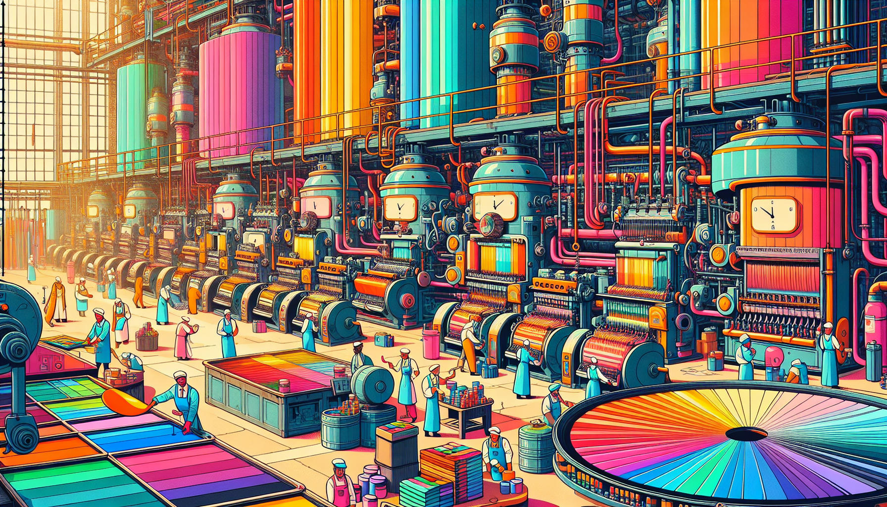 Die fröhliche Farbenfabrik
