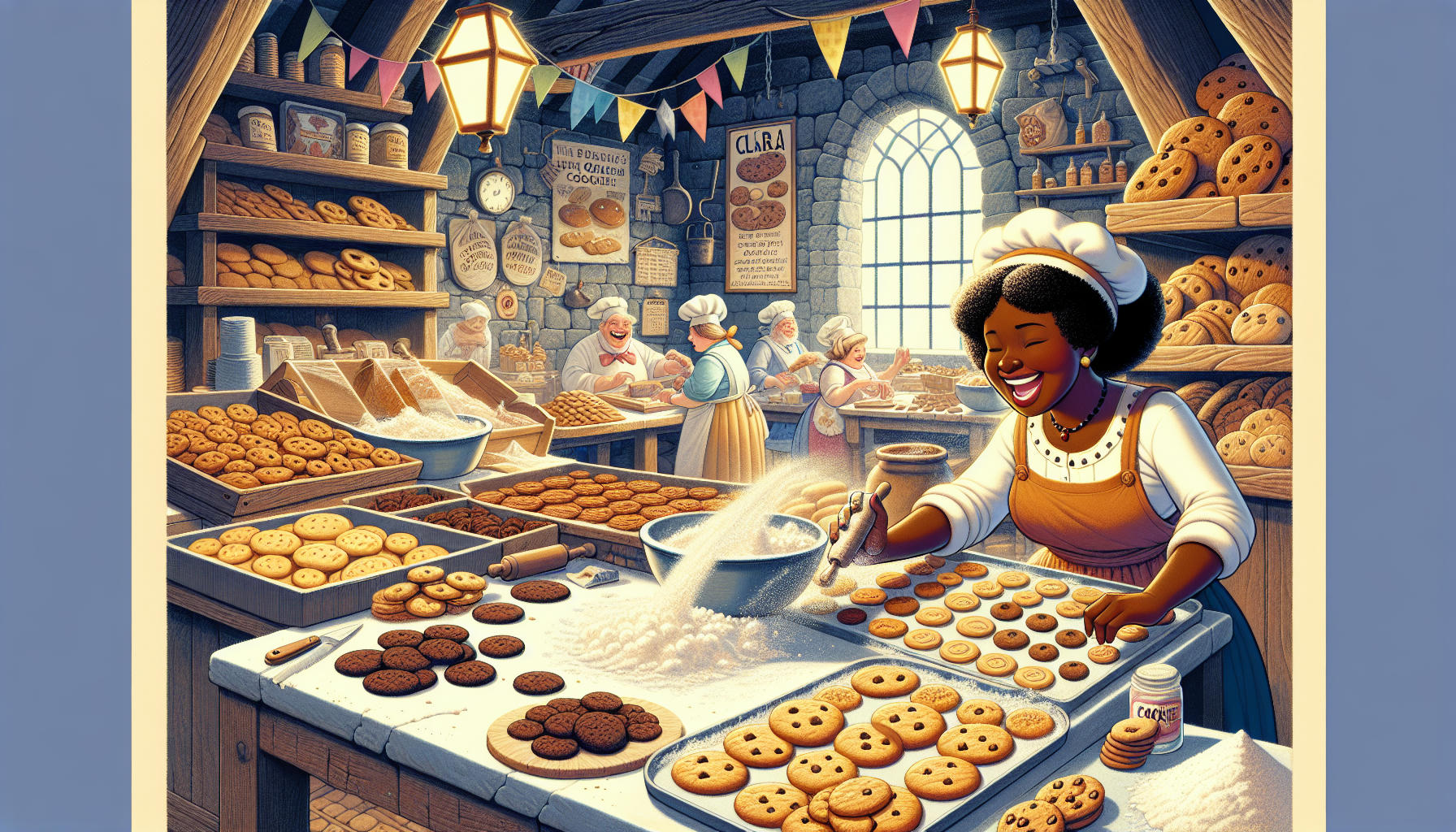 Klaras kichernde Keksbäckerei