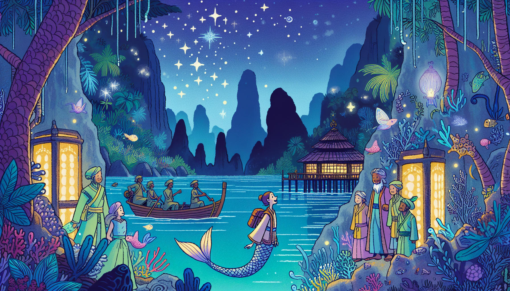 Ninas nachtblaue Nixenreise