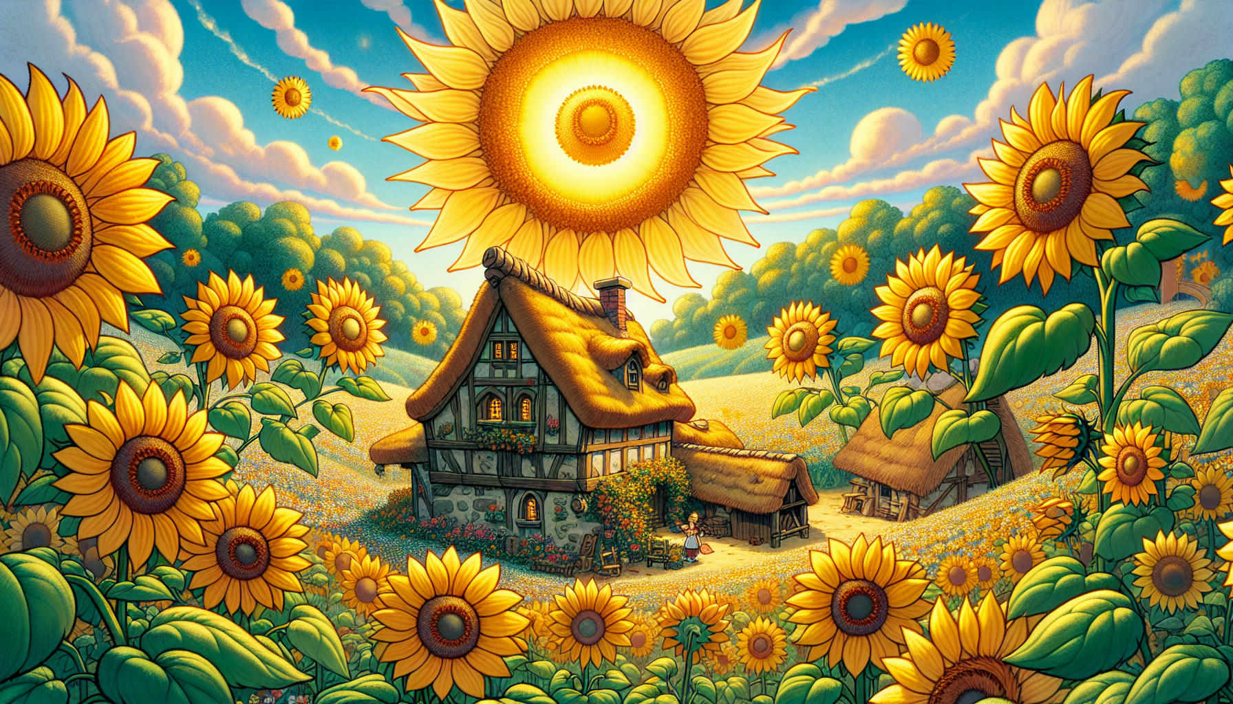 Sonnenschein und die singenden Sonnenblumen